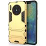 Mobigear Armor Stand Coque Huawei Mate 30 Coque arrière Rigide Anti-Chocs avec Support Amovible - Or