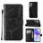 Mobigear Butterfly Housse Samsung Galaxy A55 Etui Porte-Monnaie - Noir
