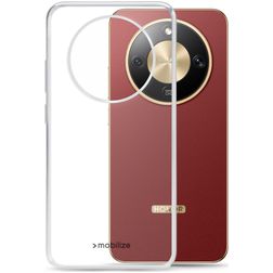 Mobilize Gelly Case Coque Transparente HONOR Magic 8 Lite Coque arrière en TPU Souple - Transparent