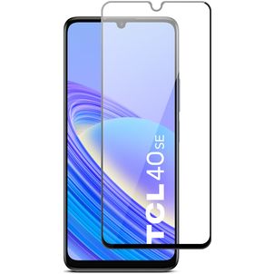 Mobigear Premium TCL 40 SE Verre trempé Protection d'écran - Compatible Coque - Noir