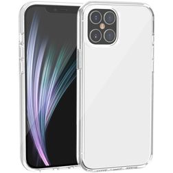 Mobigear Crystal Transparent iPhone 12 Plastique rigide Coque arrière - Transparent