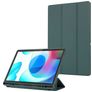 Mobigear Tri-Fold Gel Coque Samsung Galaxy Tab A9 Plus (2023) Etui en TPU,Similicuir + Porte-crayon - Vert