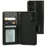 Mobiparts Classic Wallet Housse OPPO A98 Etui Porte-Monnaie - Noir