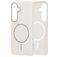 Mobiparts Slim Line Coque Samsung Galaxy S26 MagSafe Coque arrière Rigide - Off White