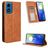 Mobigear Sensation Housse Motorola Moto G04 Etui Porte-Monnaie - Marron