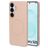 Mobiparts Slim Line Coque Samsung Galaxy S25 MagSafe Coque arrière Rigide - Dune Sand