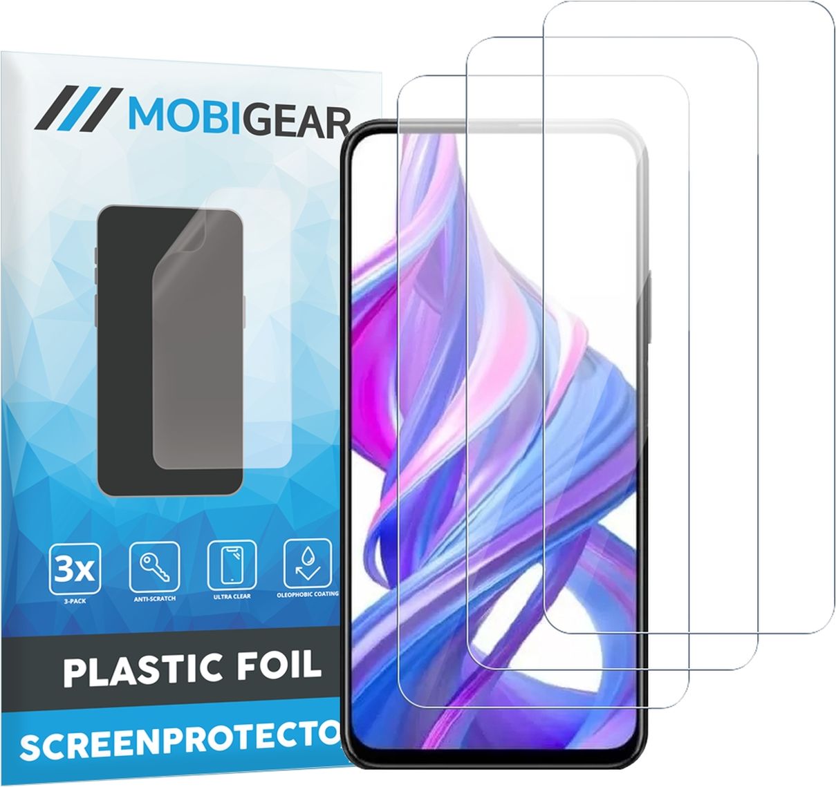 Mobigear HONOR 9X Pro Protection d'écran Film - Compatible Coque (Lot ...