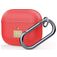 Mobigear Luxury Coque Apple AirPods 3 Coque en Silicone Souple - Rouge
