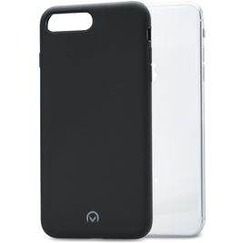 Mobilize Solid Coque iPhone 8 Plus Coque arrière en Silicone - Noir Mobilize Solid Coque iPhone 8 Plus Coque arrière en Silicone - Noir