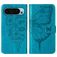 Mobigear Butterfly Housse Google Pixel 9 Etui Porte-Monnaie - Bleu