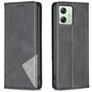 Mobigear Rhombus Slim Housse Motorola Moto G54 Etui - Noir