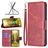 Mobigear Excellent Housse Xiaomi Redmi 10C Etui Porte-Monnaie - Rouge
