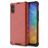 Mobigear Honeycomb Coque Xiaomi Redmi 9A Coque arrière Rigide Anti-Chocs - Rouge