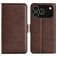 Mobigear Slim Magnet Housse iPhone 17 Pro Etui Porte-Monnaie - Marron