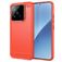 Mobigear Brushed Slim Coque Xiaomi 15 Coque arrière en TPU Souple - Rouge
