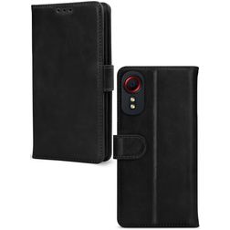 Mobilize Premium Gelly Wallet Housse Samsung Galaxy Xcover 5 Etui Porte-Monnaie - Noir