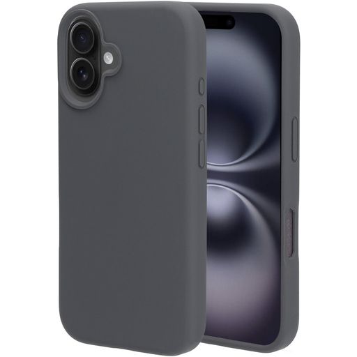 Mobiparts Coque iPhone 16 Coque arrière en Silicone - Urban Grey