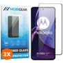 Mobigear Premium Motorola Moto G84 Verre trempé Protection d'écran - Compatible Coque (Lot de 3)