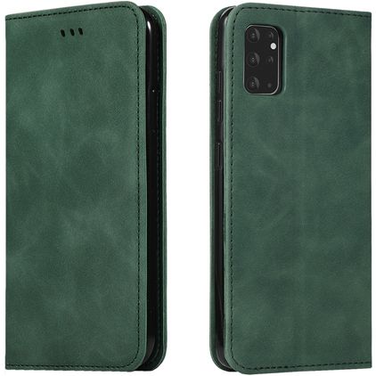 Mobigear Retro Slim Samsung Galaxy S20 Plus Étui Portefeuille - Vert