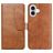 Mobigear S Line Housse iPhone 17 Etui Porte-Monnaie - Marron