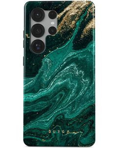 Burga Tough Coque Samsung Galaxy S25 Ultra Coque arrière Rigide Anti-Chocs - Emerald Pool