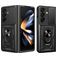Mobigear Armor Ring Cam Slide Coque Samsung Galaxy Z Fold 8 Ultra Coque arrière Rigide Anti-Chocs avec Anneau-Support et Protecteur Lentilles - Noir