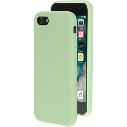 Mobiparts Coque iPhone 7 Coque arrière en Silicone - Pistache Green
