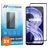 Mobigear Premium Realme 8 Verre trempé Protection d'écran - Compatible coque - Noir (Lot de 3)
