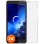 Mobigear Alcatel 1C (2019) Verre trempé Protection d'écran - Compatible Coque (Lot de 2)