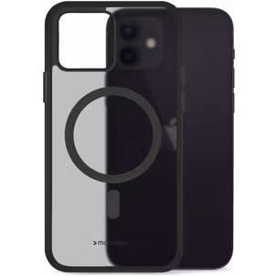 Mobilize Hybrid Coque iPhone 12 MagSafe Coque arrière Rigide Anti-Chocs - Noir