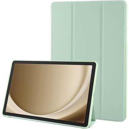 Mobigear Tri-Fold Gel Coque Samsung Galaxy Tab A9 Plus (2023) Etui en TPU,Similicuir - Vert