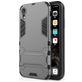 Mobigear Armor Stand Coque iPhone XR Coque arrière Rigide Anti-Chocs avec Support Amovible - Gris