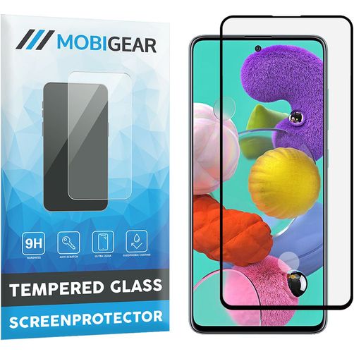 Mobigear Premium Samsung Galaxy A51 5G Verre trempé Protection d'écran - Compatible coque - Noir