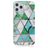 Mobigear Marble Coque iPhone 12 Pro Max Coque arrière en TPU Souple - Blanc / Vert