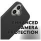 CARE by PanzerGlass Fashionable Coque iPhone 16 Plus MagSafe Coque arrière en Silicone - Noir
