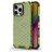 Mobigear Honeycomb Coque iPhone 16 Pro Coque arrière Rigide Anti-Chocs - Vert