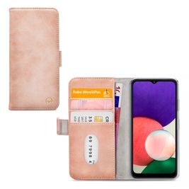 Mobilize Elite Gelly Housse Samsung Galaxy A22 5G Etui Porte-Monnaie - Soft Pink