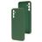 Mobiparts Coque Samsung Galaxy A14 Coque arrière en Silicone - Forest Green