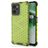 Mobigear Honeycomb Coque Realme C35 Coque arrière Rigide Anti-Chocs - Vert