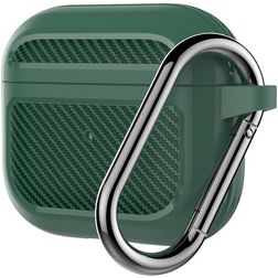 Mobigear Carbon Coque Silicone souple pour Apple AirPods 3 - Vert