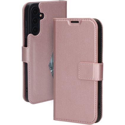 Mobiparts Classic Wallet Housse Samsung Galaxy A15 Etui Porte-Monnaie - Rose