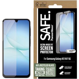 SAFE by PanzerGlass Ultra-Wide-Fit Samsung Galaxy A17 Verre trempé Protection d'écran - Compatible Coque