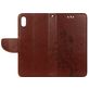 Mobigear Flowers Housse iPhone XS Max Etui Porte-Monnaie - Marron