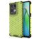 Mobigear Honeycomb Coque OPPO Reno 8 Pro 5G Coque arrière Rigide Anti-Chocs - Vert