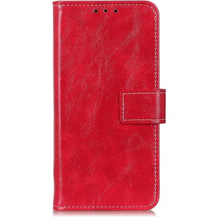 Mobigear Basic Housse POCO X3 Pro Etui Porte-Monnaie - Rouge
