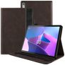 Mobigear Folio Coque Lenovo Tab P11 Pro Gen 2 Etui + Porte-crayon - Marron