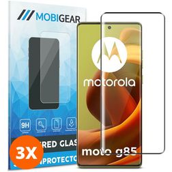 Mobigear Premium Motorola Moto G85 Verre trempé Protection d'écran - Compatible Coque (Lot de 3)