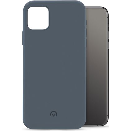 Mobilize Rubber Gelly Coque iPhone 11 Pro Coque arrière en TPU Souple - Matt Blue