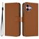 Mobigear Urban Wallet Housse iPhone 16 Etui Porte-Monnaie - Marron
