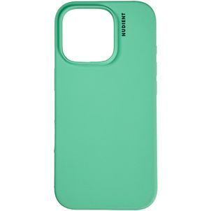 Nudient Base Coque iPhone 16 Pro Max Coque arrière en Silicone - Mint Green